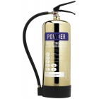 6Kg Powder Commander Contempo Polished Gold Extinguisher DPEX6PG